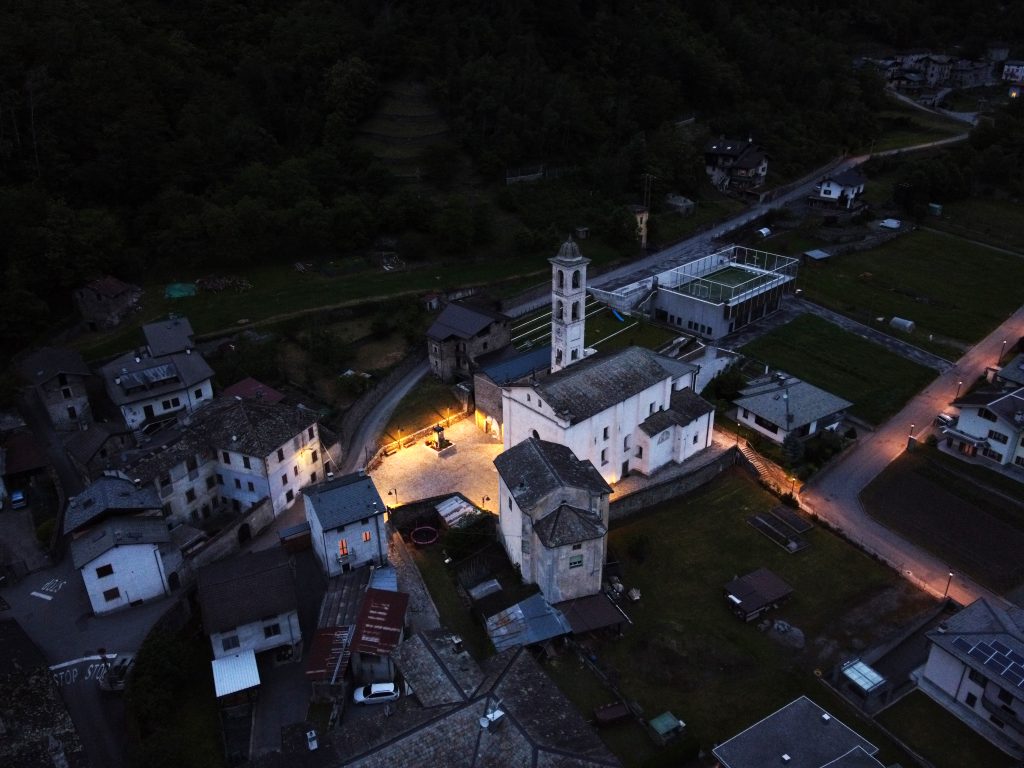 Piazza S.Ilario in notturna